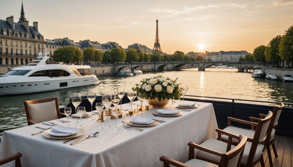 Bateau événementiel à paris : ce qu'il faut savoir avant de réserver votre yacht privatisé